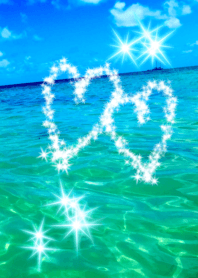 double Heart Ocean shine
