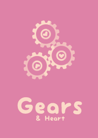 Shape Gears&Heart Rota Pink