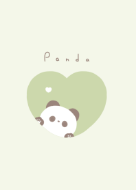 ぱんだとハート。優しい緑