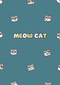 neko head6 / dark neil blue