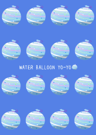 WATER BALLOON YO-YO/BLUE/BLUE/WHITE