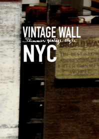 VINTAGE WALL IN NEW YORK