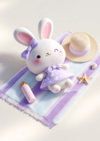 Cute purple rabbit 2_93