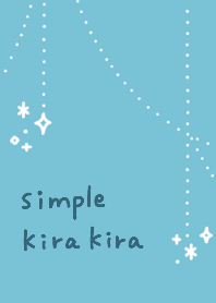 Simple Blue Chandelier