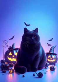 Cute Fat Cat Halloween n.9