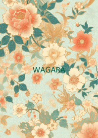 WAGARA RED-Japanese style pattern 21