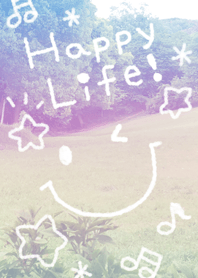 夏！森林とニコちゃん(パステルカラー)