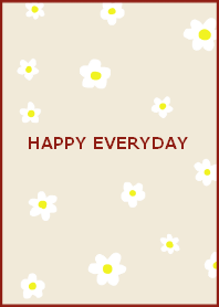 HAPPY EVERYDAY_redbrown beige