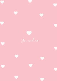 pattern heart =sweet pink=