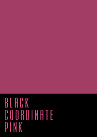 BLACK COORDINATE*PINK