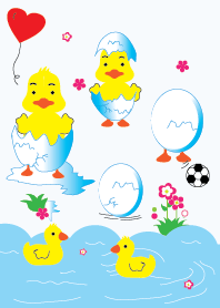 Cute the duck theme