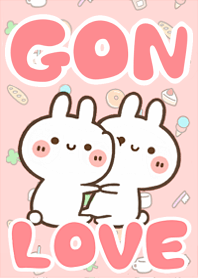 【GON】LOVE☆うさちゃん名前着せかえ