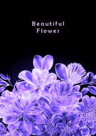 Beautiful Flower-PURPLE CRYSTAL 12