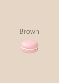 Puffy Macaron 5 | Brown