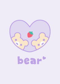 Bear Strawberry - Purple