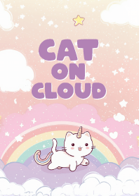 lucky cat on the cloud
