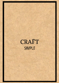 CRAFT Simple Style Black Ver.