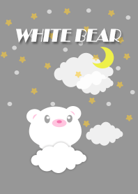 White bear in the sky