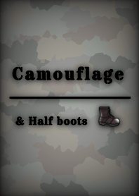 Camouflage,half boots(JGSDF, military)