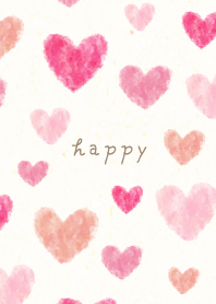 Watercolor Heart a lot18 from Japan