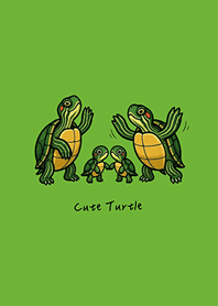 ฉันเลี้ยงเต่าน่ารักๆ(สีเขียวสด)