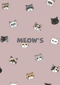meowshead2 / rose pink.