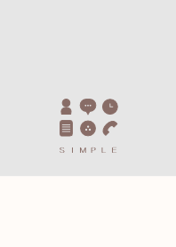 SIMPLE(beige gray)V.212b