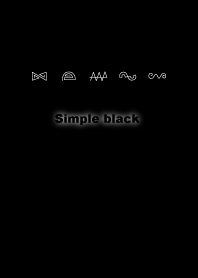 Simple black mark