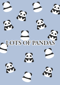 LOTS OF PANDASj-DUSTY LIGHT BLUE