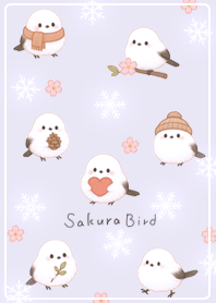 purple Sakura and Long-tailed Tit 04_2