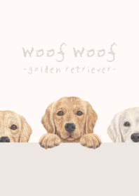 Woof Woof - Golden retriever - BEIGE