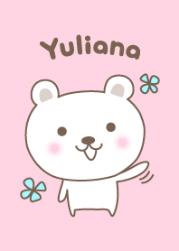 Cute bear theme for Yuliana
