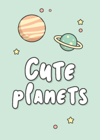 Cute planets theme
