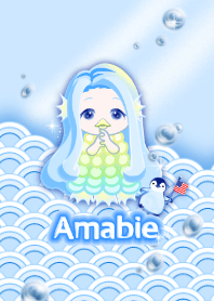 Amabie (United States, penguin, corona)