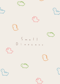 Small Dinosaur pattern/beige,colline