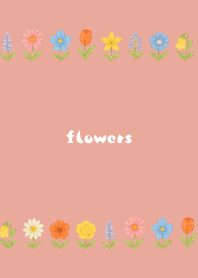 Flowers a la carte02 pink & blue