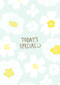 Simple2 Adult White Flowers20 from Japan