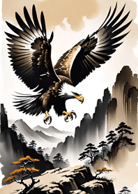 Flower, Bird, Eagle 36sWf