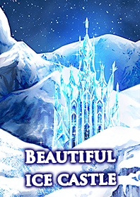 Beautiful ice castle