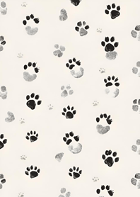 Cat paw prints v01By