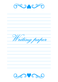 Writing paper-Light.B &White-