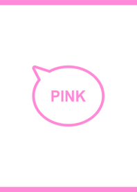 シンプル ホワイト＆ピンク No.1-2