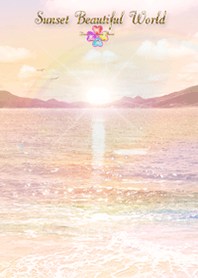 Sunset beautiful world pink