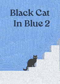 Black Cat In Blue 2
