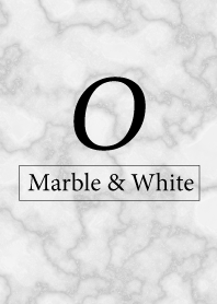 O-Marble&White-Initial