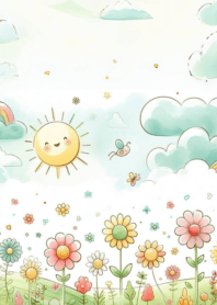 flower field nature meadow_1