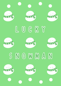 LUCKY SNOWMAN-GREENj