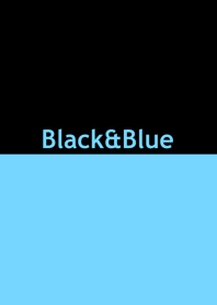 Simple Blue & Black no logo No.9-4