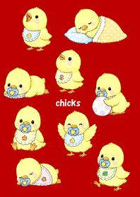 chicks01 red & beige