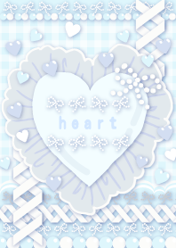 Decorative Heart -white